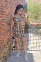 Trendy Snake Print Dress